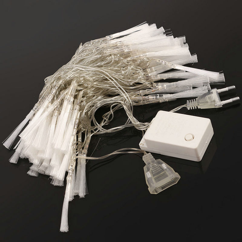 33FT 10M 80LEDs Fiber Optical  - Led Fairy String Lights のレビューと価格