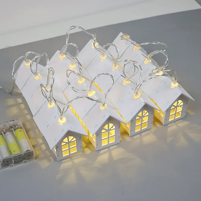 10 LED Christmas Tree House St - Led Fairy String Lights のレビューと価格