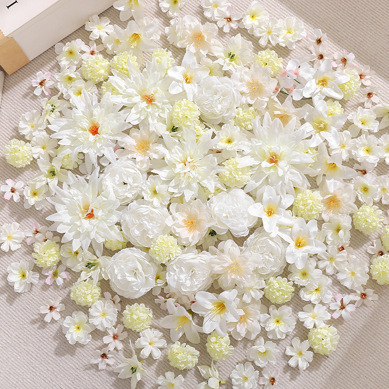20Pcs Mix White Artificial Flo - Christmas Wreath Fake のレビューと価格