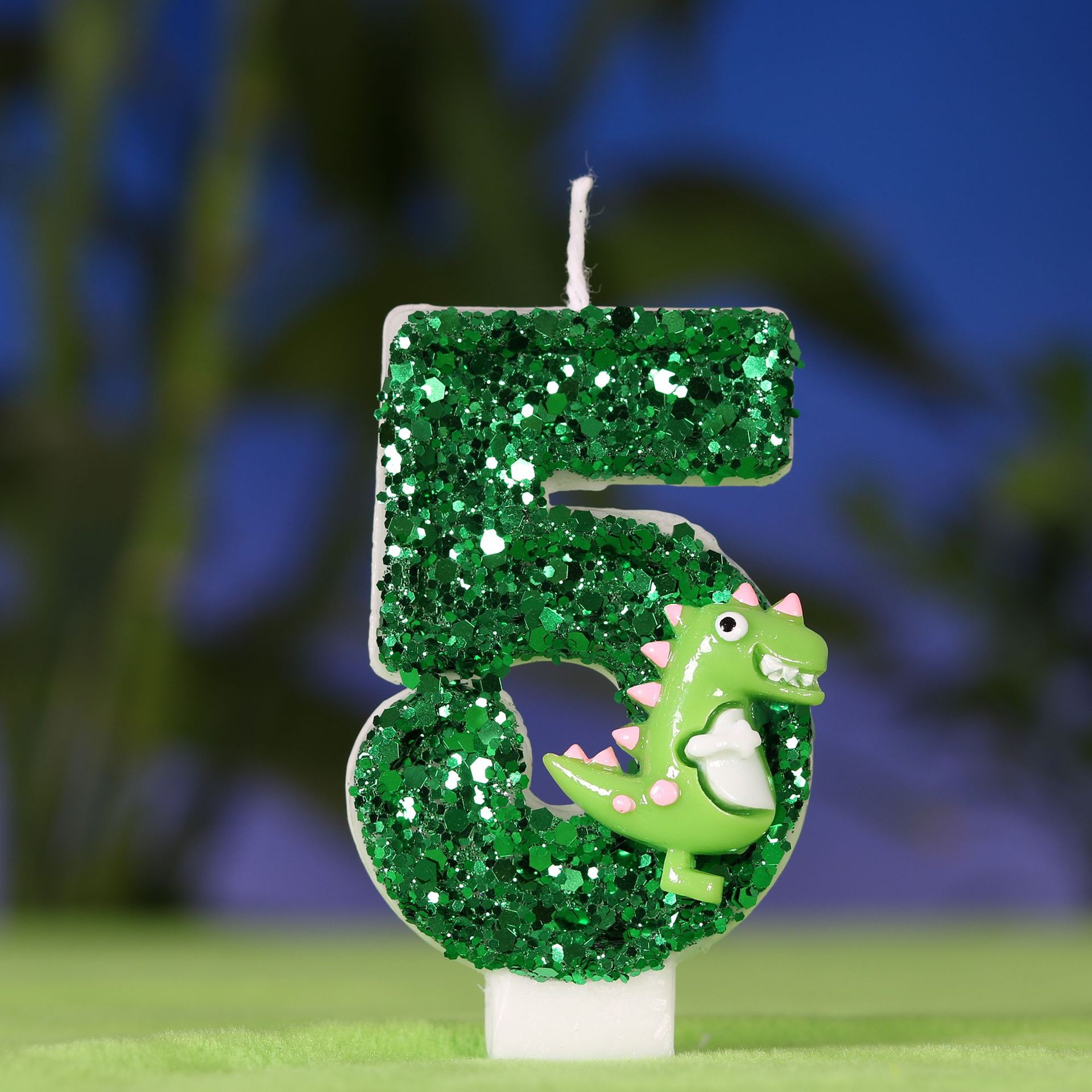 Cartoon Dinosaur Digital Birth - Holiday Candle Set のレビューと価格