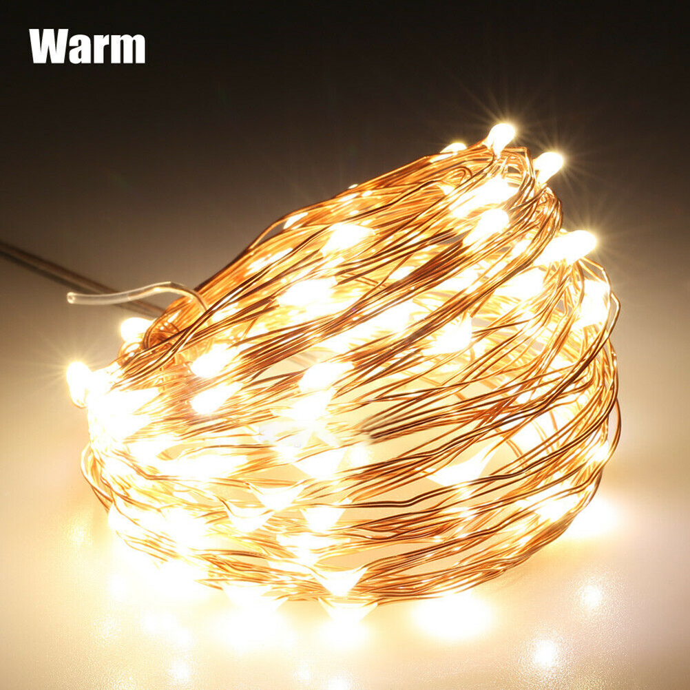 Copper Wire Lamp 10M LED Fairy - Led Fairy String Lights のレビューと価格