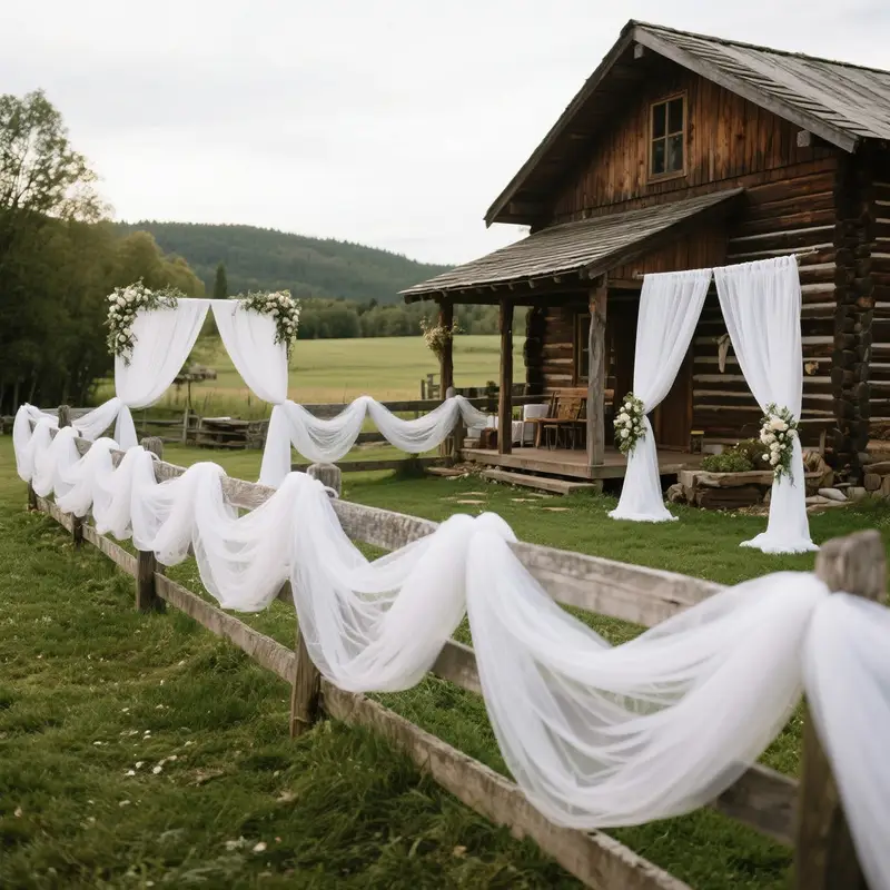 DIY Decoration Tulle Arch Drap - Christmas Table Runner のレビューと価格
