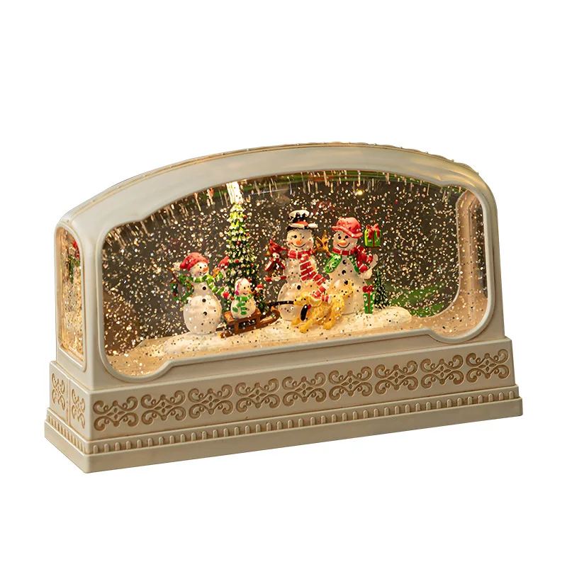 Rectangular Resin Snow Globe M - Snow Globe Musical のレビューと価格