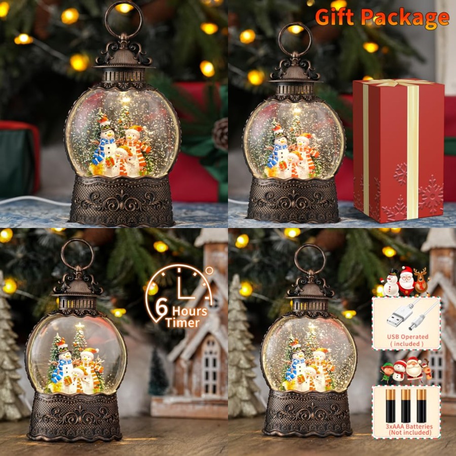 Snow Globe with, Light Up Chri - Snow Globe Musical のレビューと価格