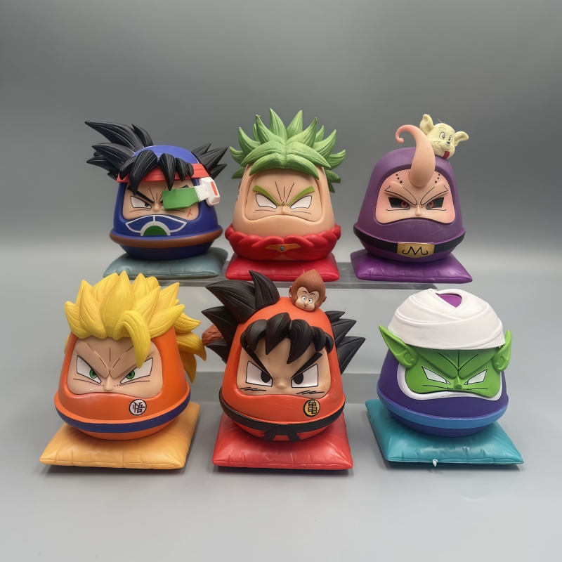 6pcs Dragon Ball Daruma figuri - Ornament Ball Set のレビューと価格