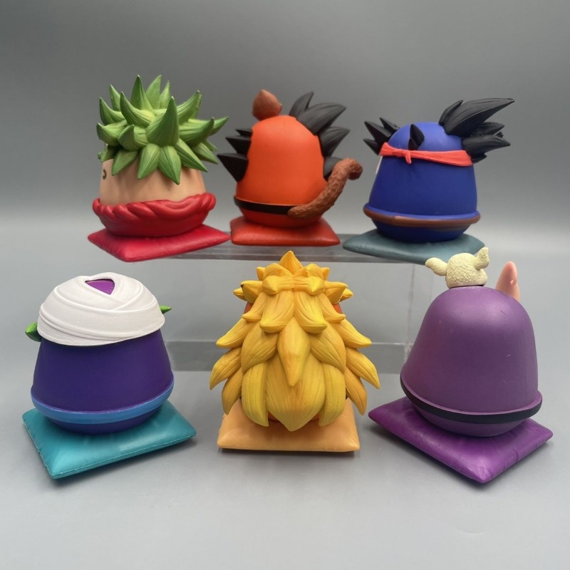 6pcs Dragon Ball Daruma figuri - Ornament Ball Set のレビューと価格