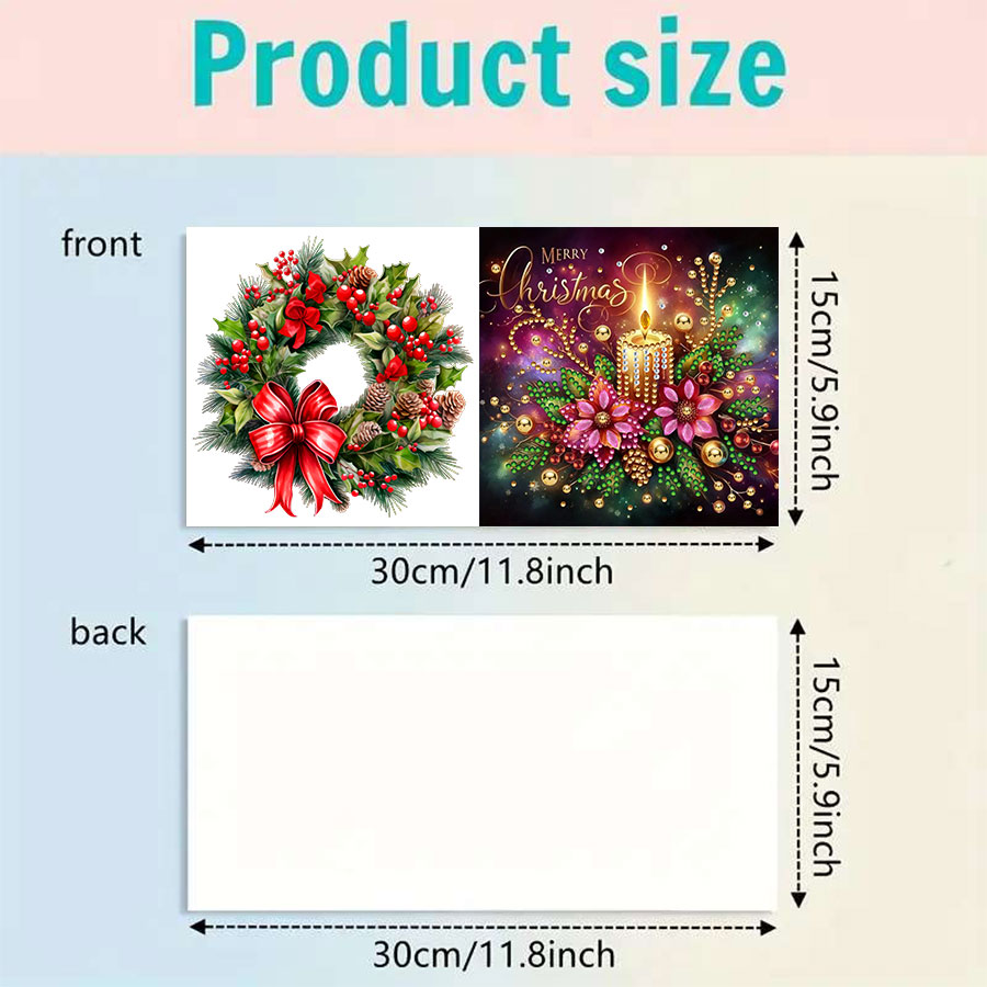 6-piece Christmas diamond pain - Holiday Candle Set のレビューと価格