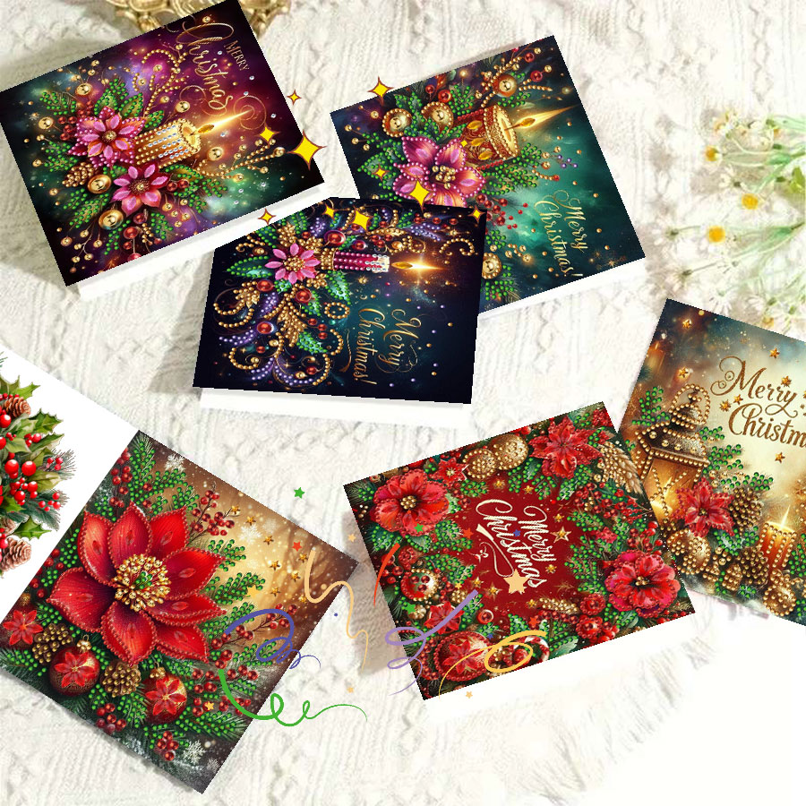 6-piece Christmas diamond pain - Holiday Candle Set のレビューと価格
