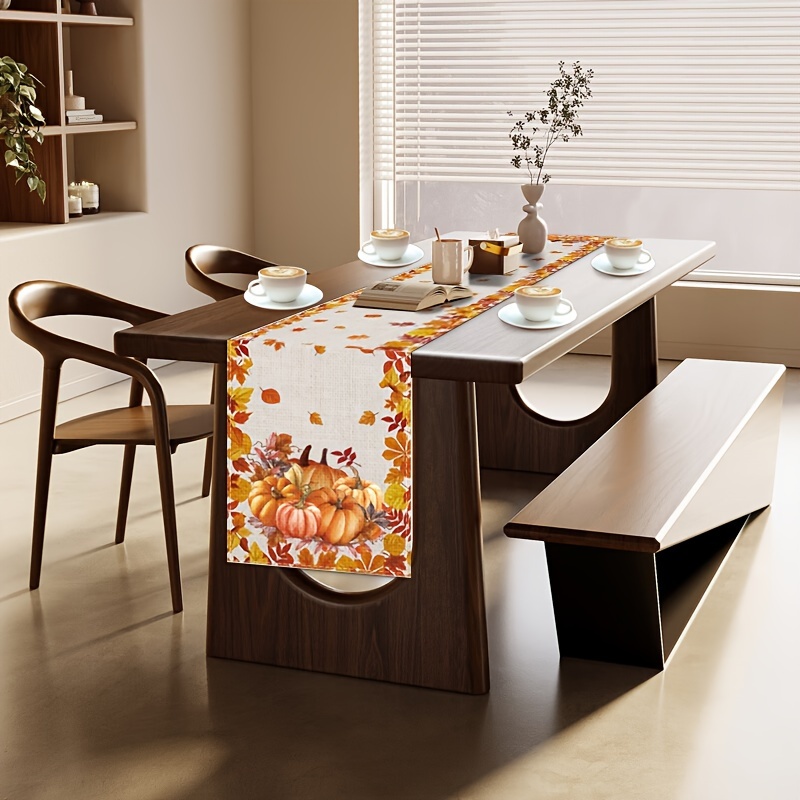 1pc Thanksgiving & Halloween T - Christmas Table Runner のレビューと価格