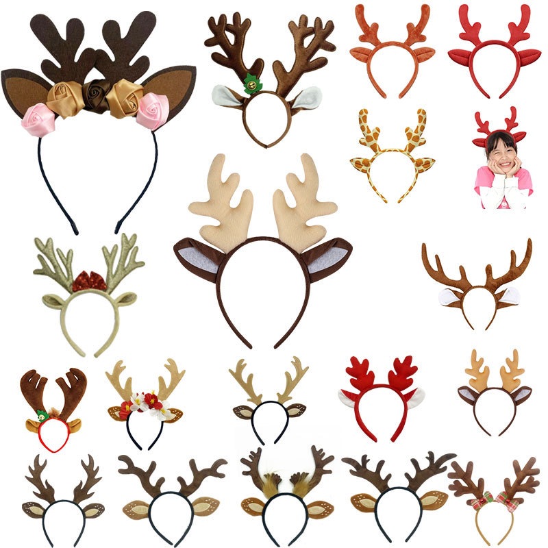 Reindeer Costume Set Tutu Skir - Reindeer Antlers Headband のレビューと価格