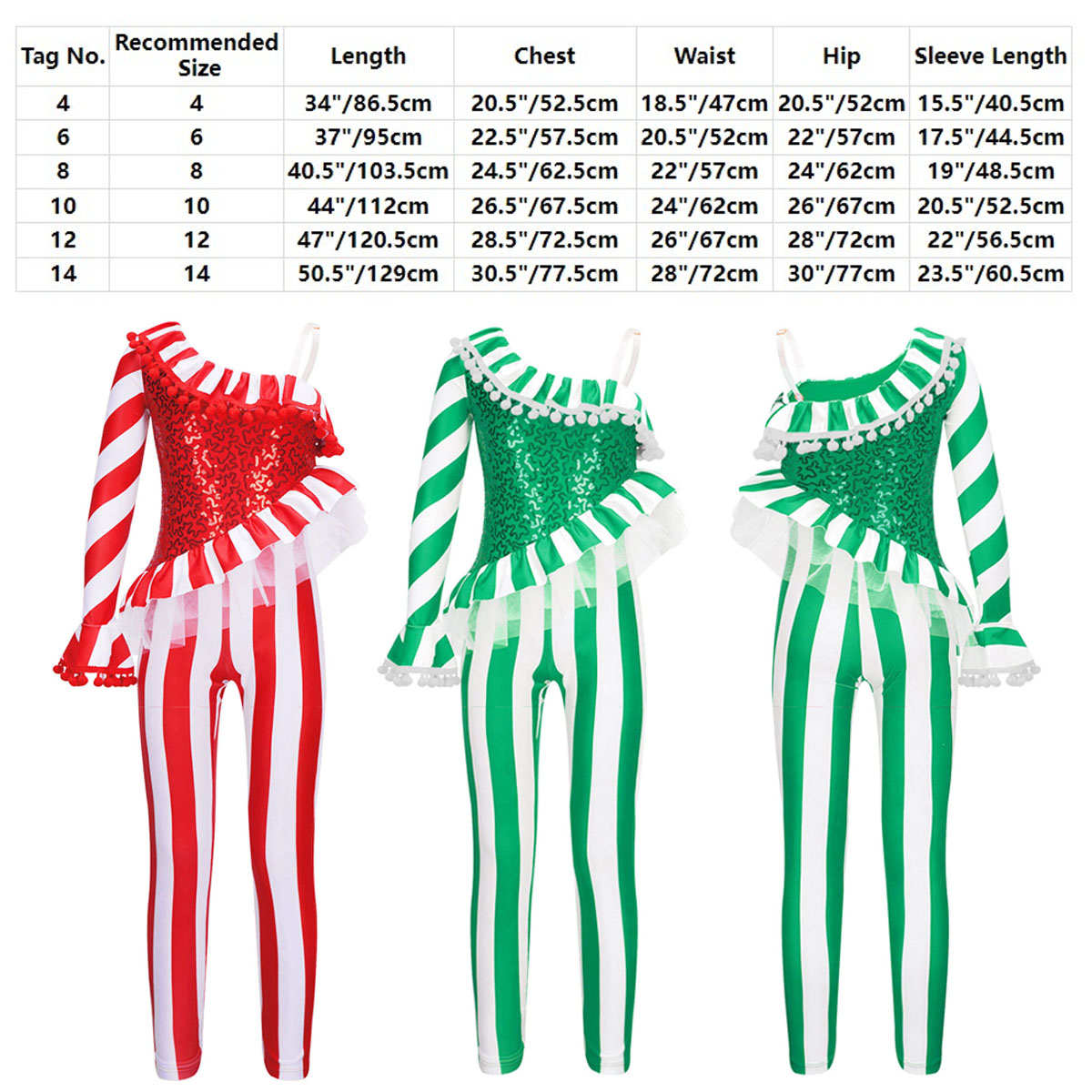 Kids Girls Christmas Ballet Da - Elf Costume Christmas のレビューと価格