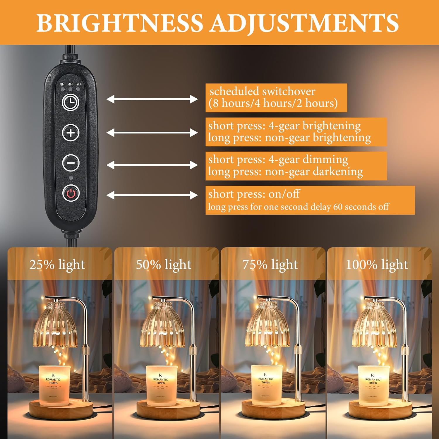 Adjustable Height Aromatherapy - Holiday Candle Set のレビューと価格