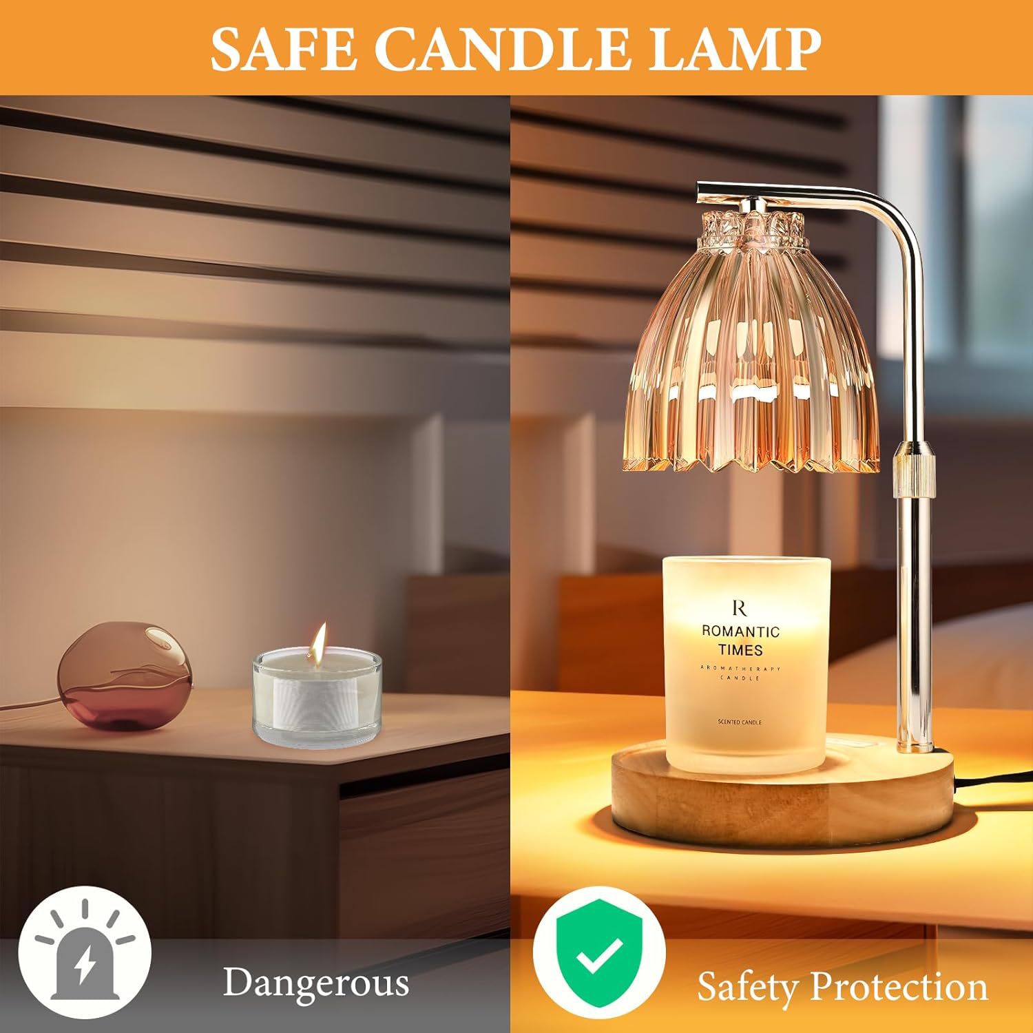 Adjustable Height Aromatherapy - Holiday Candle Set のレビューと価格