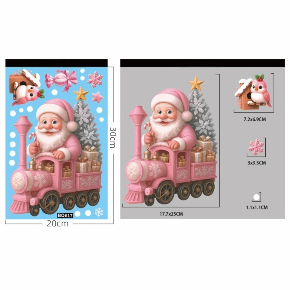 Cartoon PVC Window Stickers Sn - Snowflake Window Decal のレビューと価格