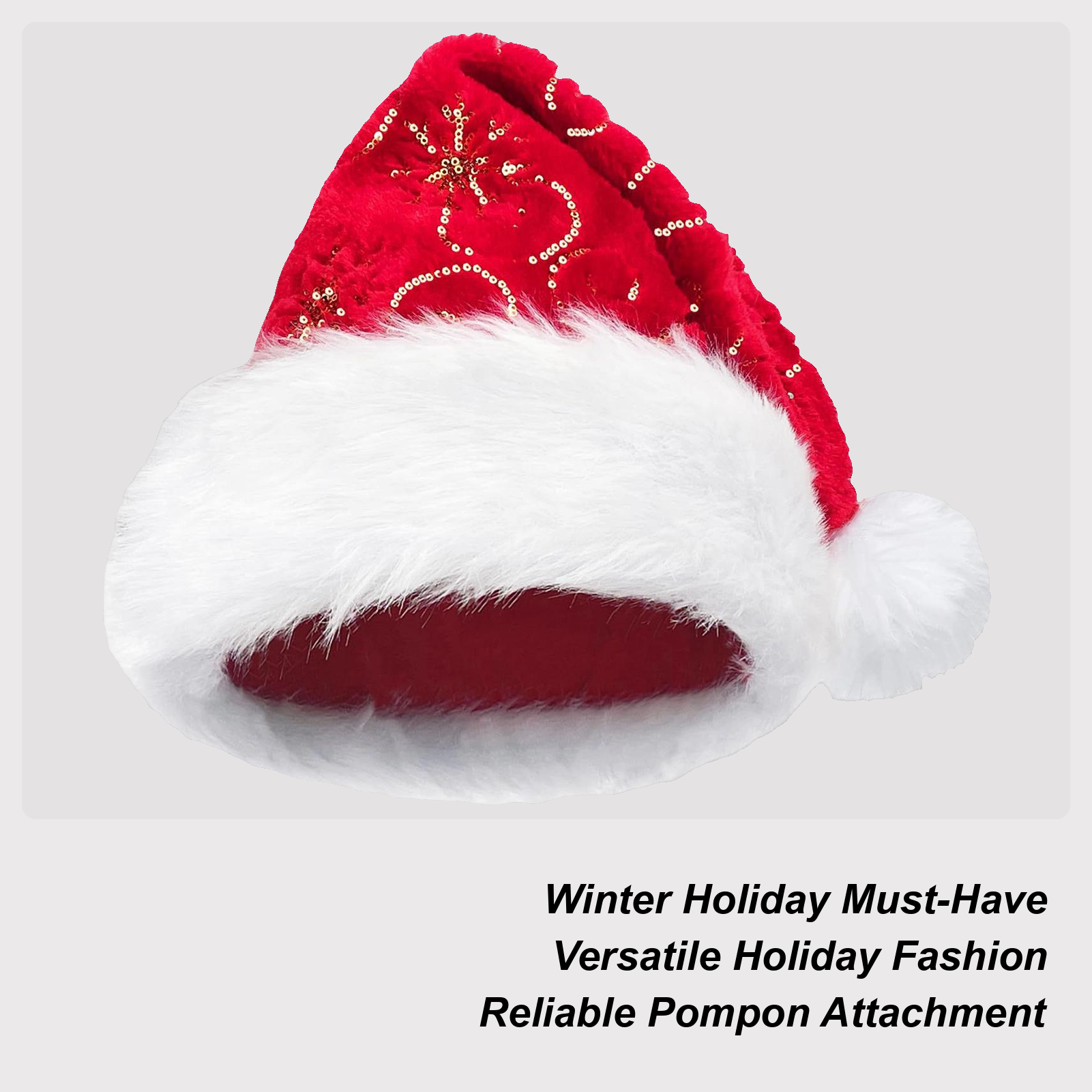 Plush Christmas Hat Portable W - Santa Hat Plush のレビューと価格