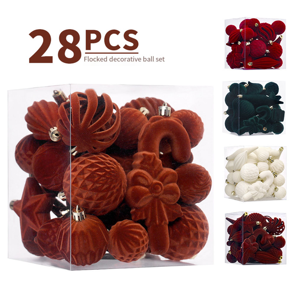 28PCS Christmas Balls Christ - Ornament Ball Set のレビューと価格
