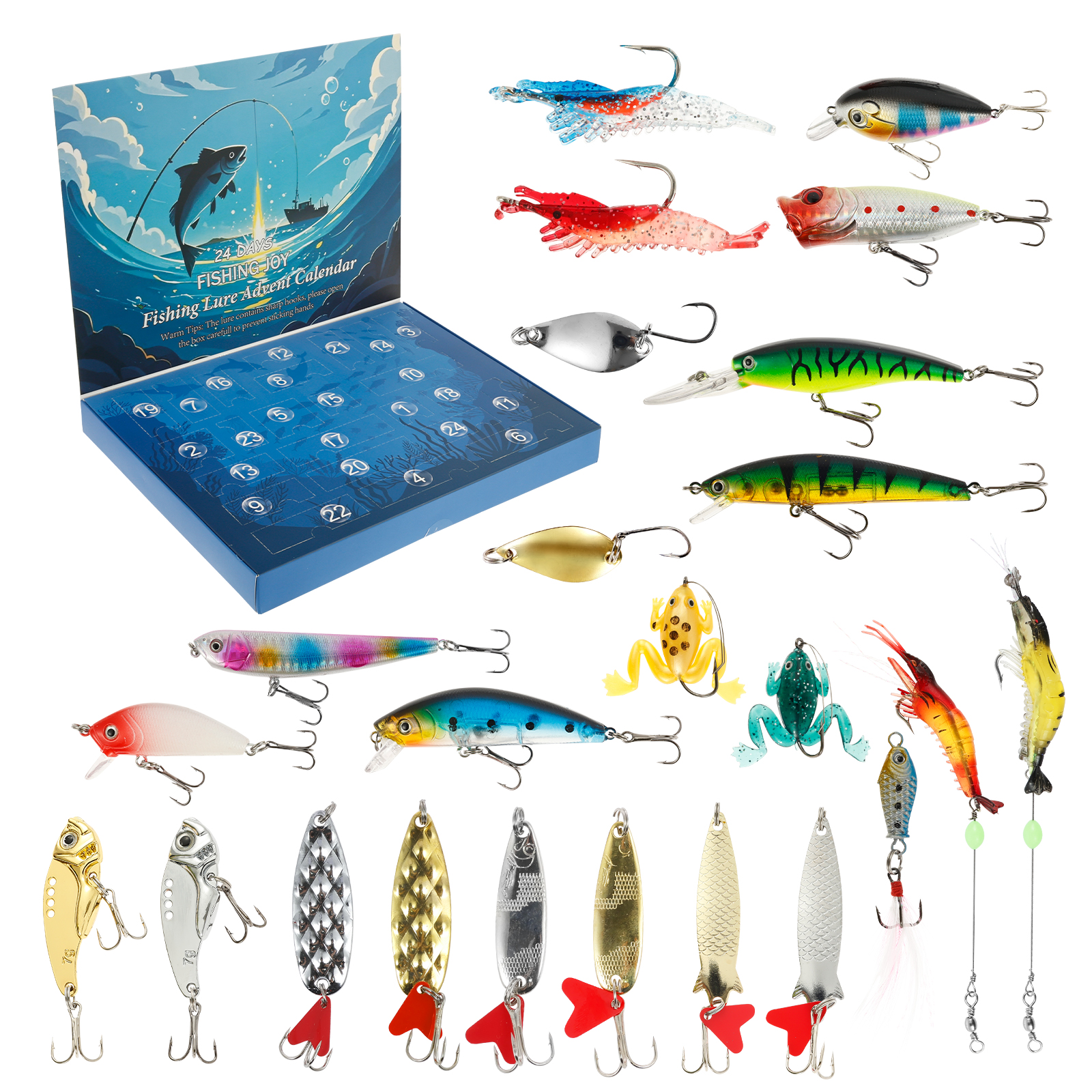 Advent Calendar Fishing Lure C - Advent Calendar Gift のレビューと価格