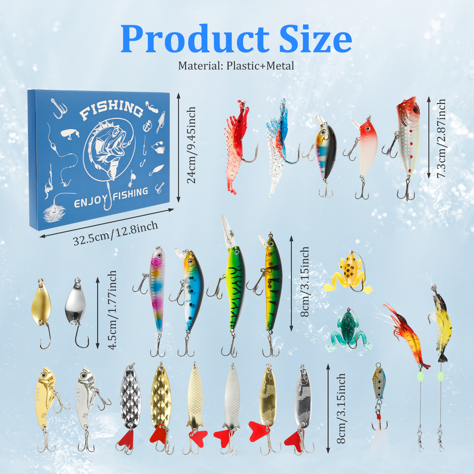 Advent Calendar Fishing Lure C - Advent Calendar Gift のレビューと価格