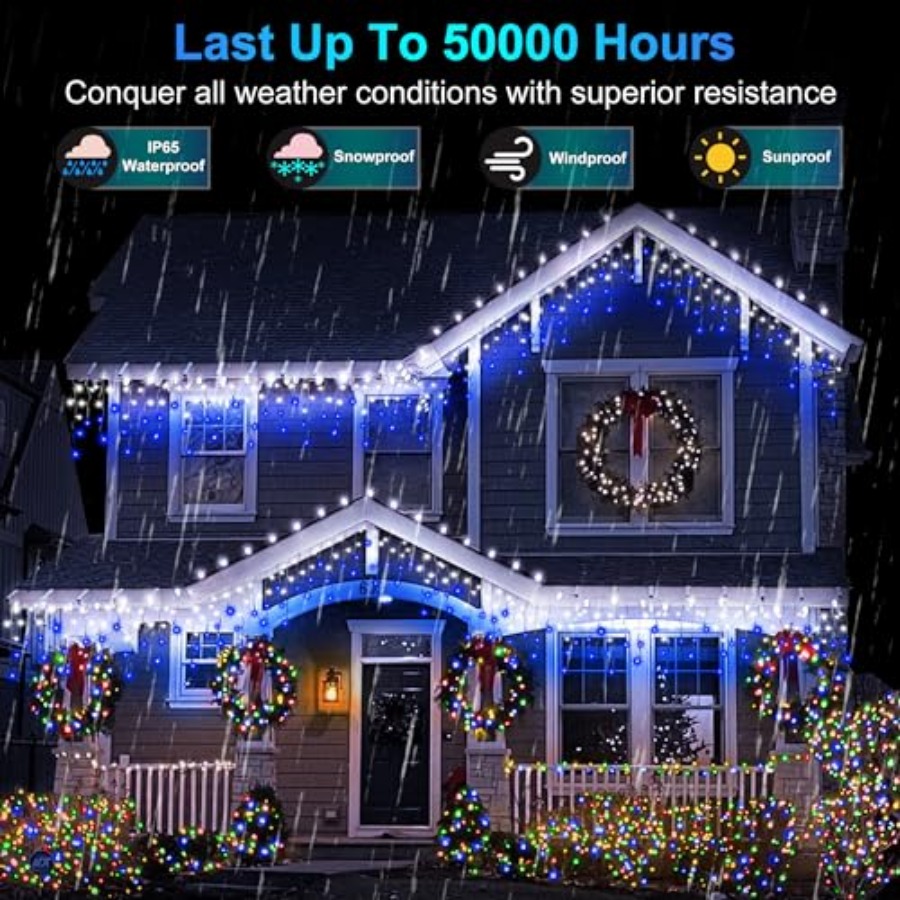 612 LED 60Feet Christmas Light - Christmas Lights Outdoor のレビューと価格