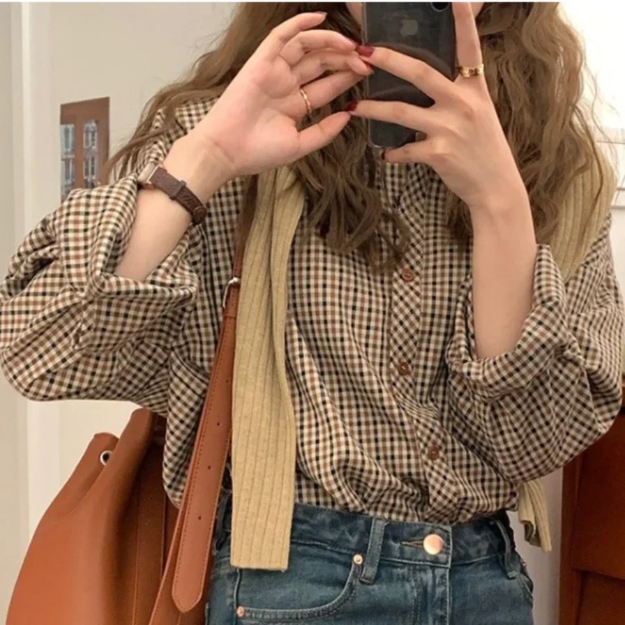 Plaid Shirt for Women's Autumn - Christmas Throw Blanket のレビューと価格