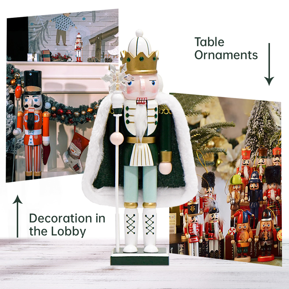 30CM Nutcracker snowflake cape - Nutcracker Figurine のレビューと価格