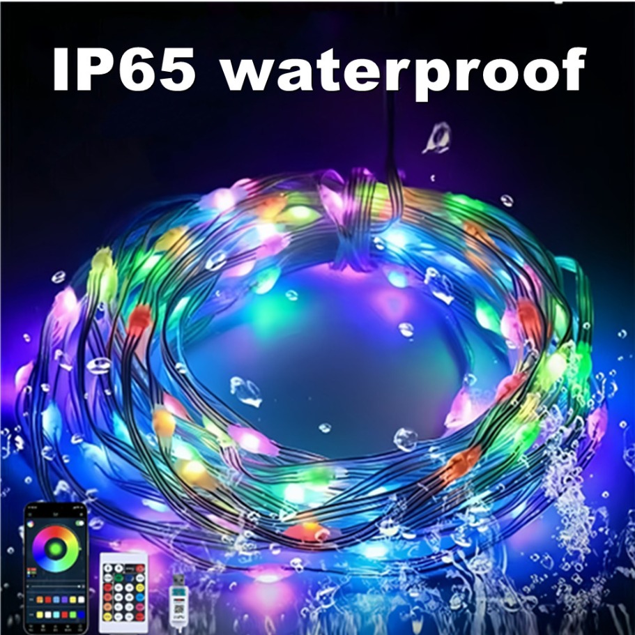 WS2812B LED Light String Smart - Led Fairy String Lights のレビューと価格