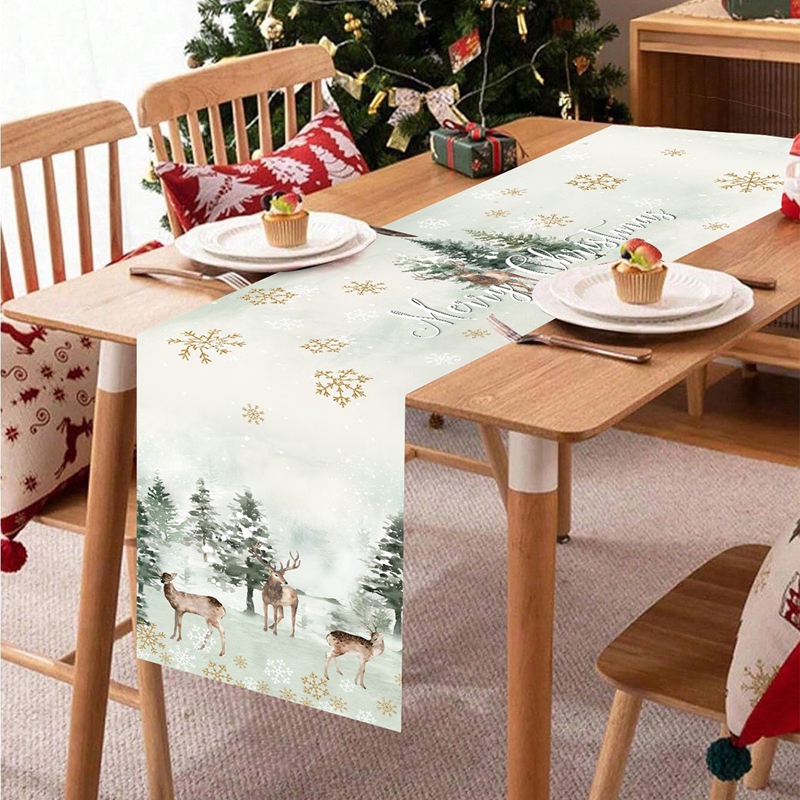 Christmas Table Runner Merry C - Christmas Table Runner のレビューと価格