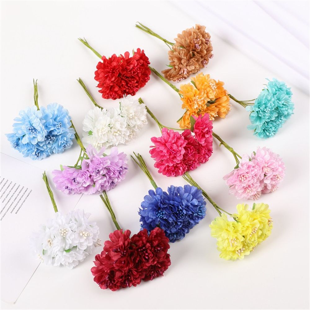 18PCS Bouquet Artificial Flowe - Christmas Wreath Fake のレビューと価格