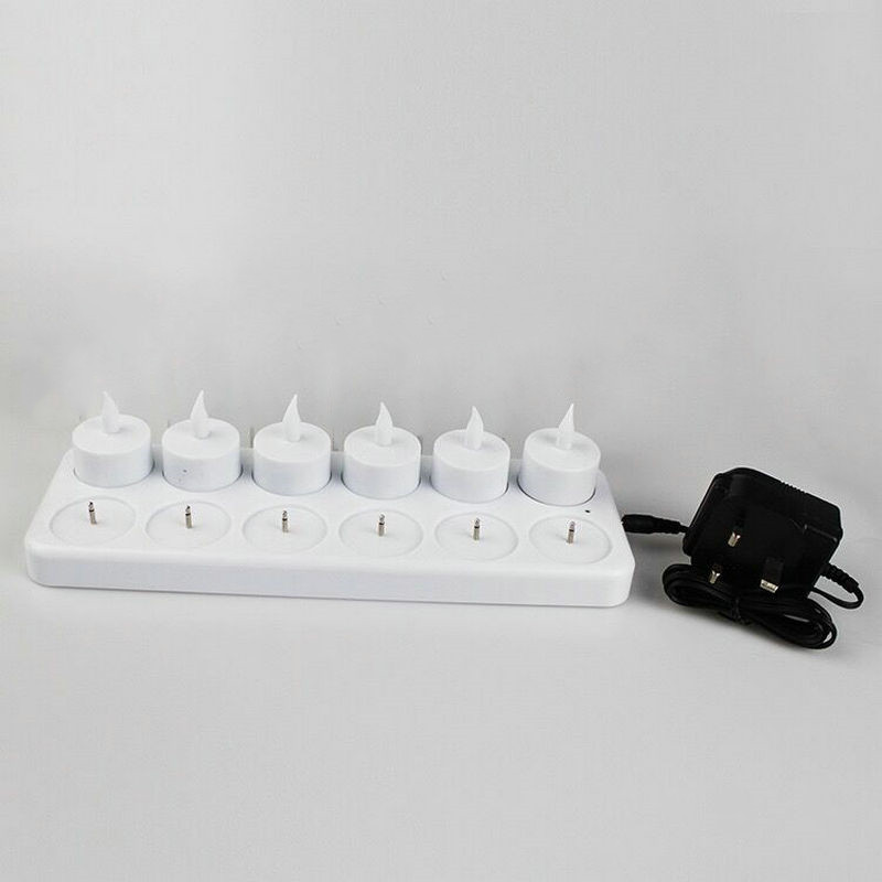 Set of 12 Rechargeable led can - Holiday Candle Set のレビューと価格