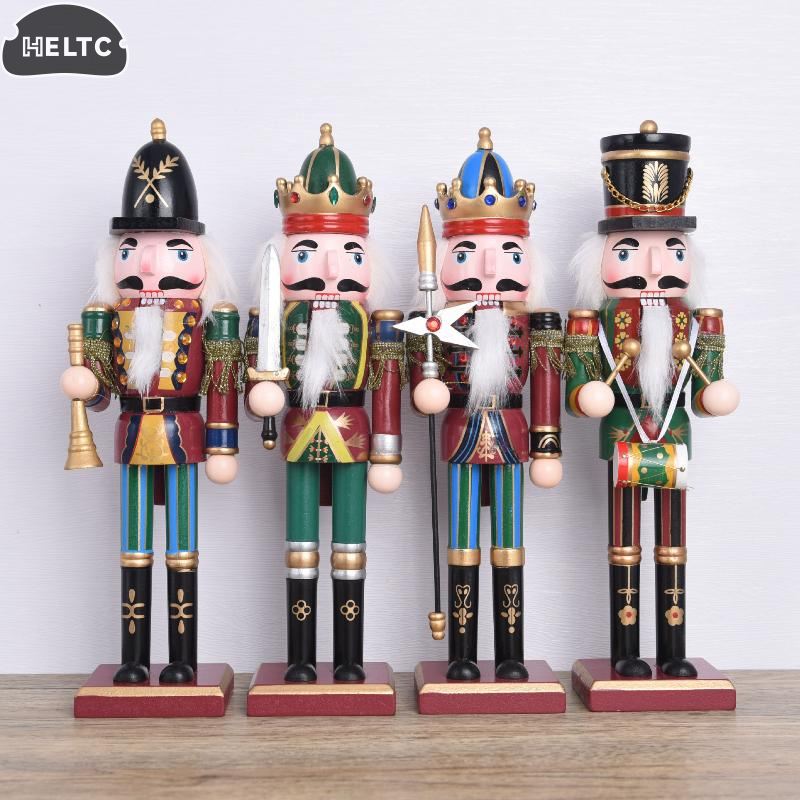 1Pcs 30CM Cartoon Walnut Soldi - Nutcracker Figurine のレビューと価格