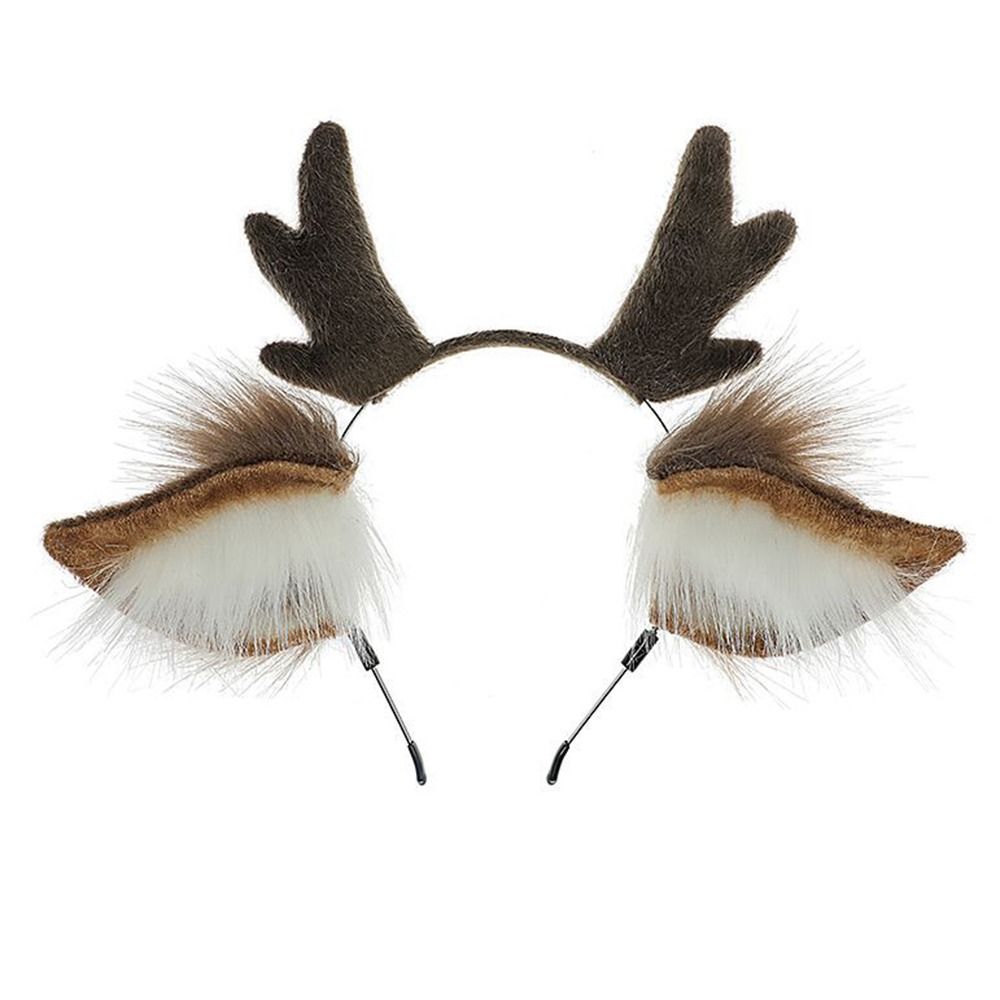 Deer Ears Reindeer Antler Head - Reindeer Antlers Headband のレビューと価格