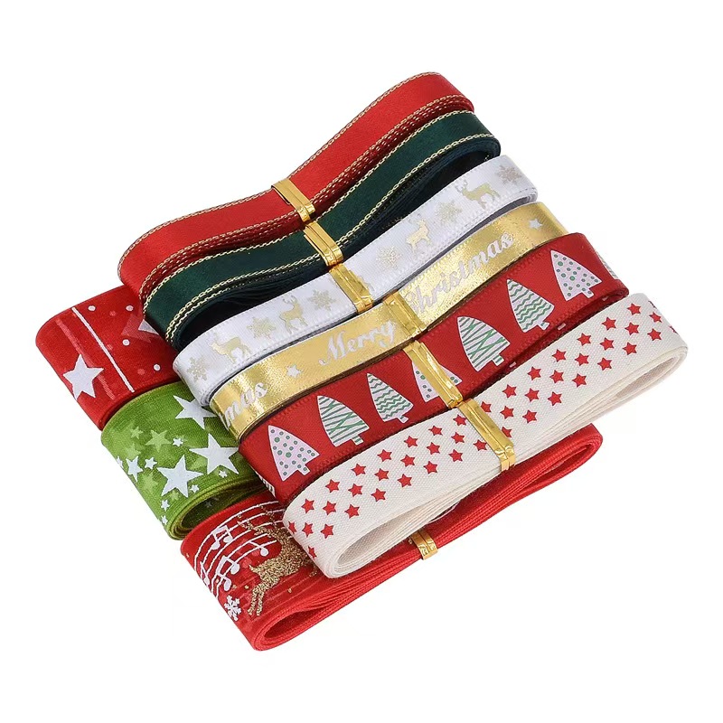 9pcs Christmas Ribbons Set Fes - Gift Box Wrap Set のレビューと価格