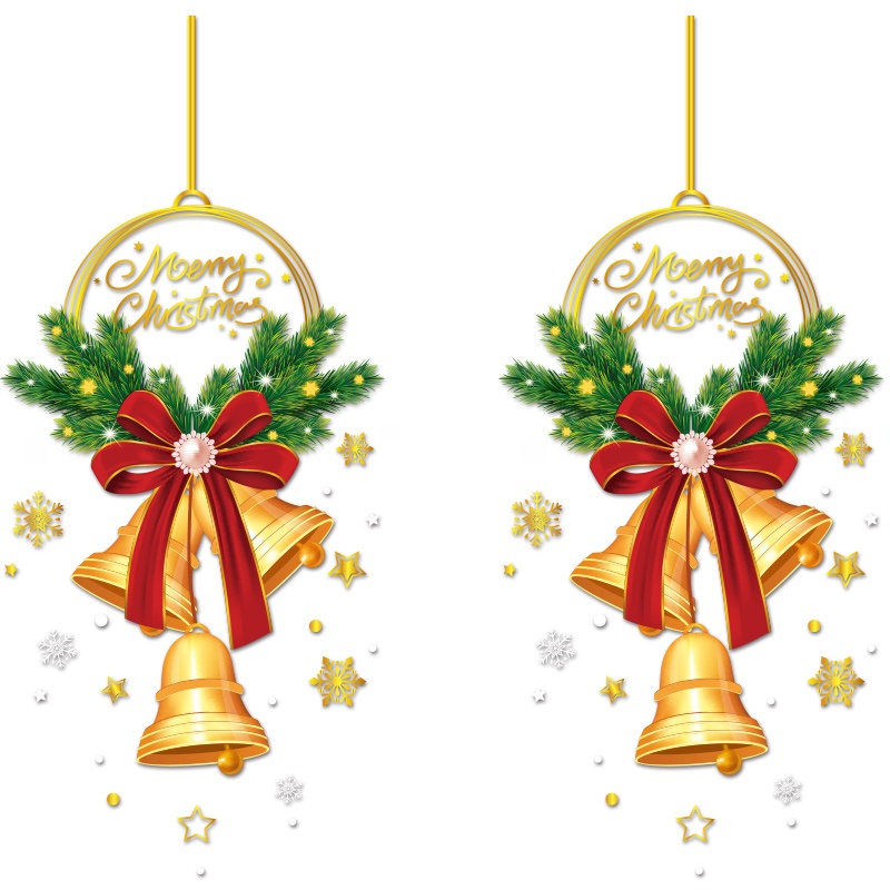 Gold Christmas Tree Snowflake  - Snowflake Window Decal のレビューと価格