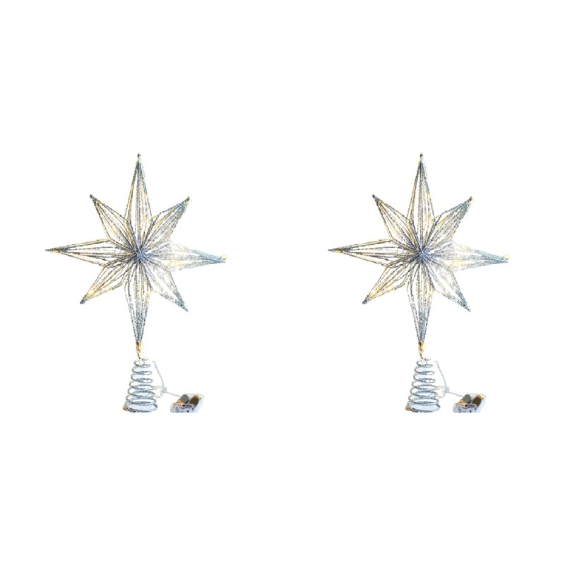 【LAST CHANCE】2X Christmas Tree - Star Tree Topper のレビューと価格