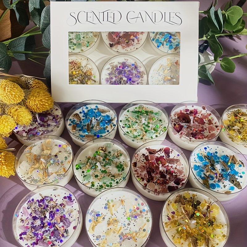 Set of 6 Scented Candles Fragr - Holiday Candle Set のレビューと価格