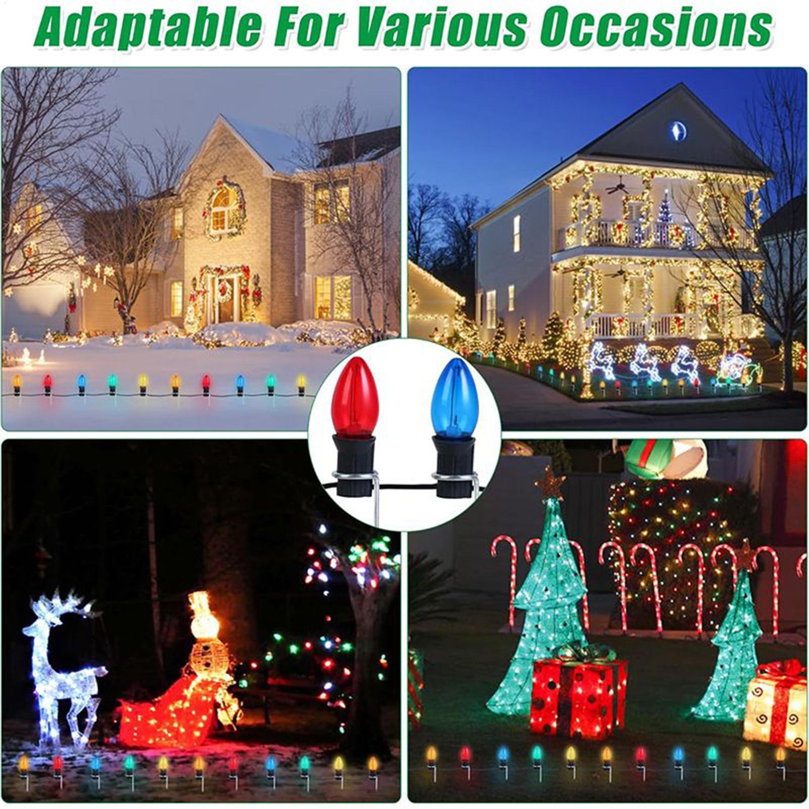 Christmas Light Stakes For Yar - Christmas Lights Outdoor のレビューと価格