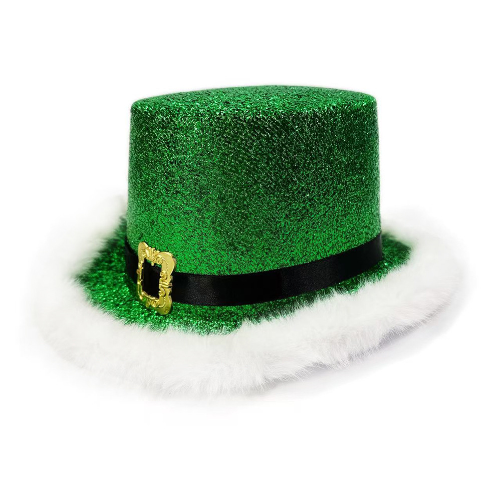 Santa Claus Cap  Shiny Glitter - Santa Hat Plush のレビューと価格