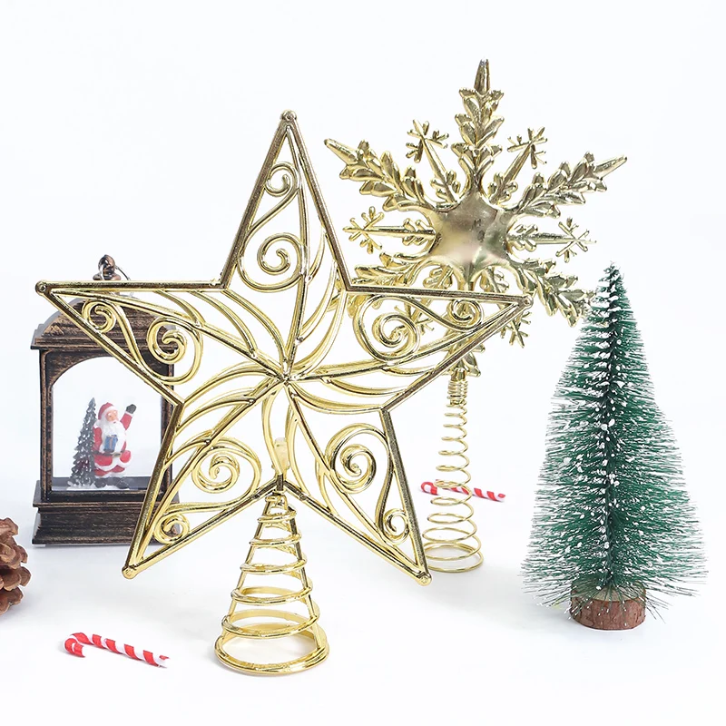 Gold Glitter Metal Tree Topper - Star Tree Topper のレビューと価格