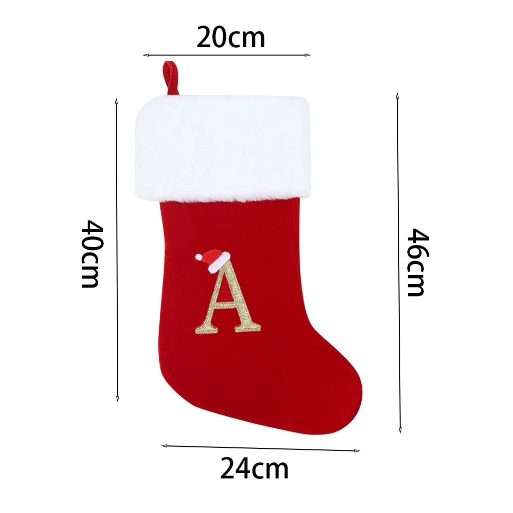 New Creative Alphabet Christma - Christmas Stocking Hanging のレビューと価格