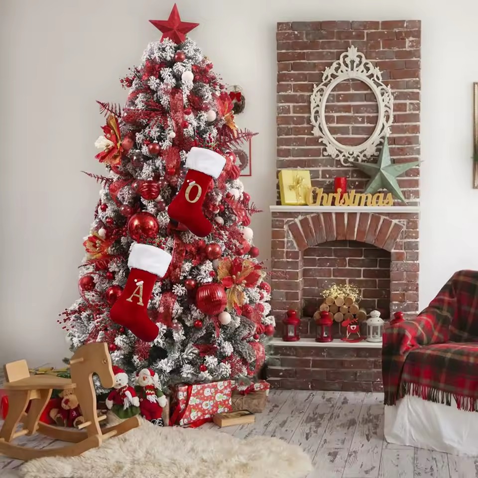 New Creative Alphabet Christma - Christmas Stocking Hanging のレビューと価格