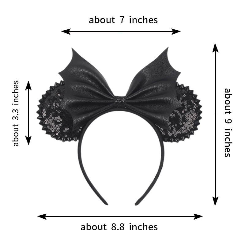 NEW Halloween Mouse Ears Headb - Ribbon Bow Gift のレビューと価格