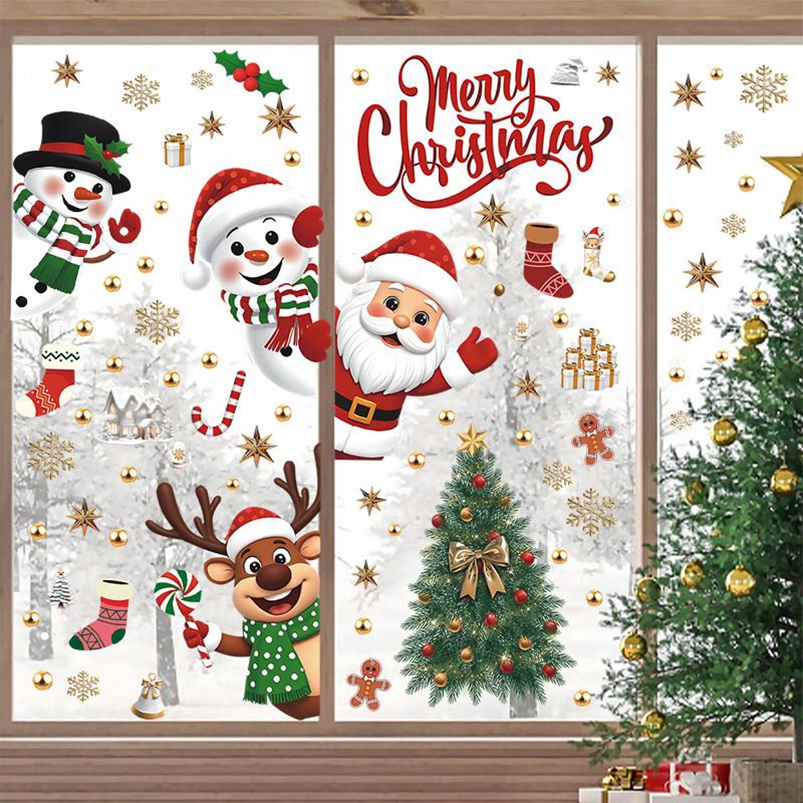 Christmas Window Decals Holida - Snowflake Window Decal のレビューと価格