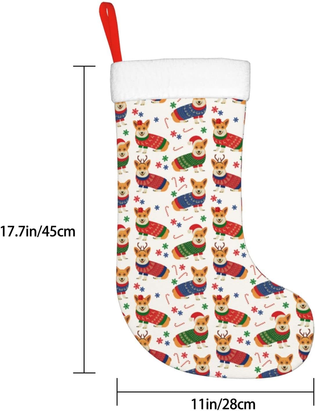 Christmas Corgi Dog Christmas  - Christmas Stocking Hanging のレビューと価格