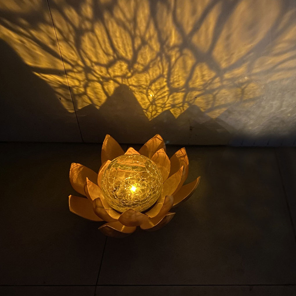 Lotus Shaped Garden Solar Ligh - Christmas Lights Outdoor のレビューと価格