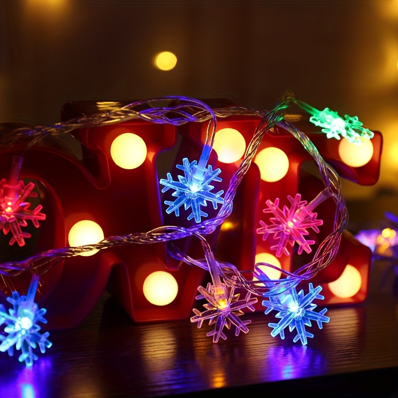 3m LED Snowflake Curtain Light - Led Fairy String Lights のレビューと価格