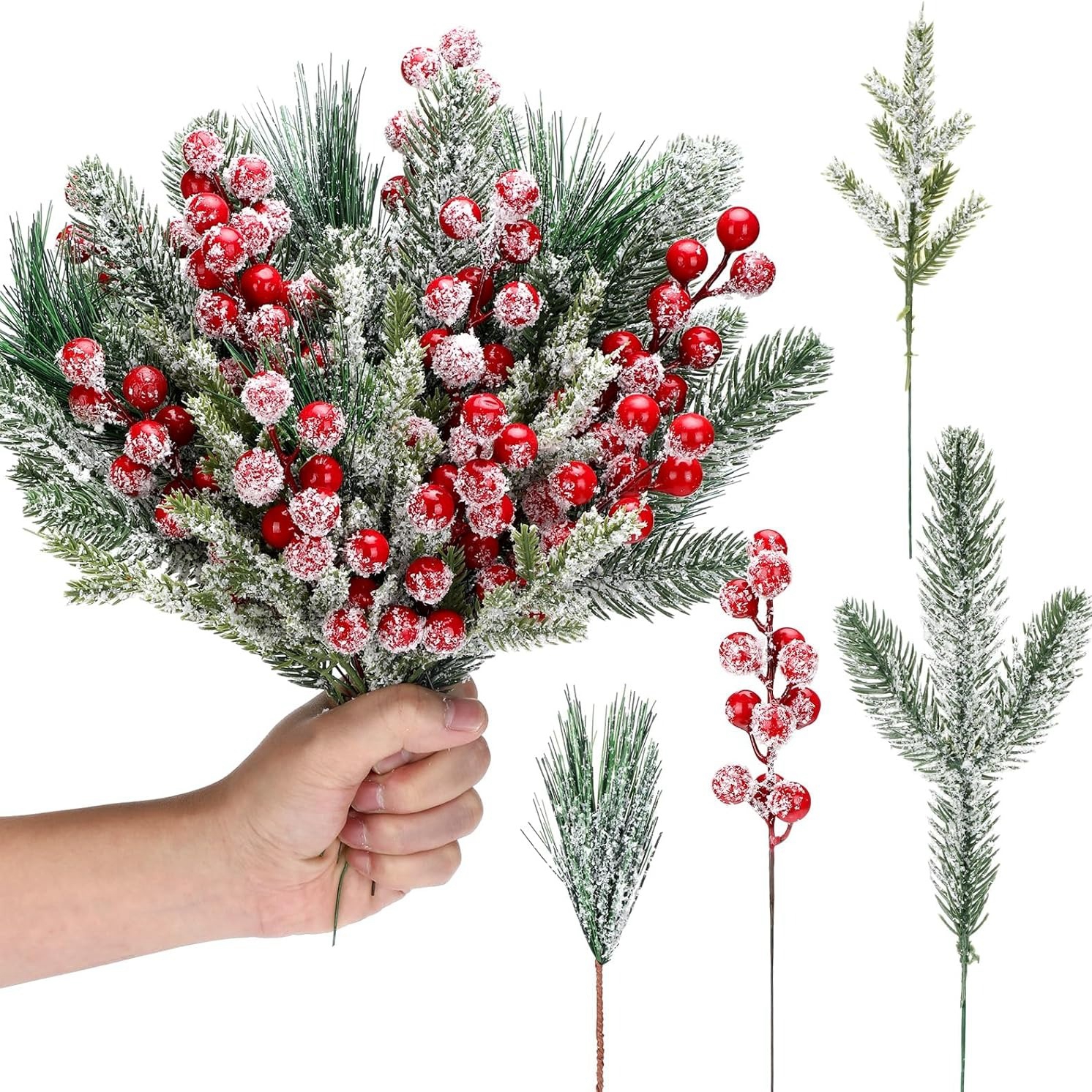 Artificial Snow White Pine Bra - Christmas Wreath Fake のレビューと価格