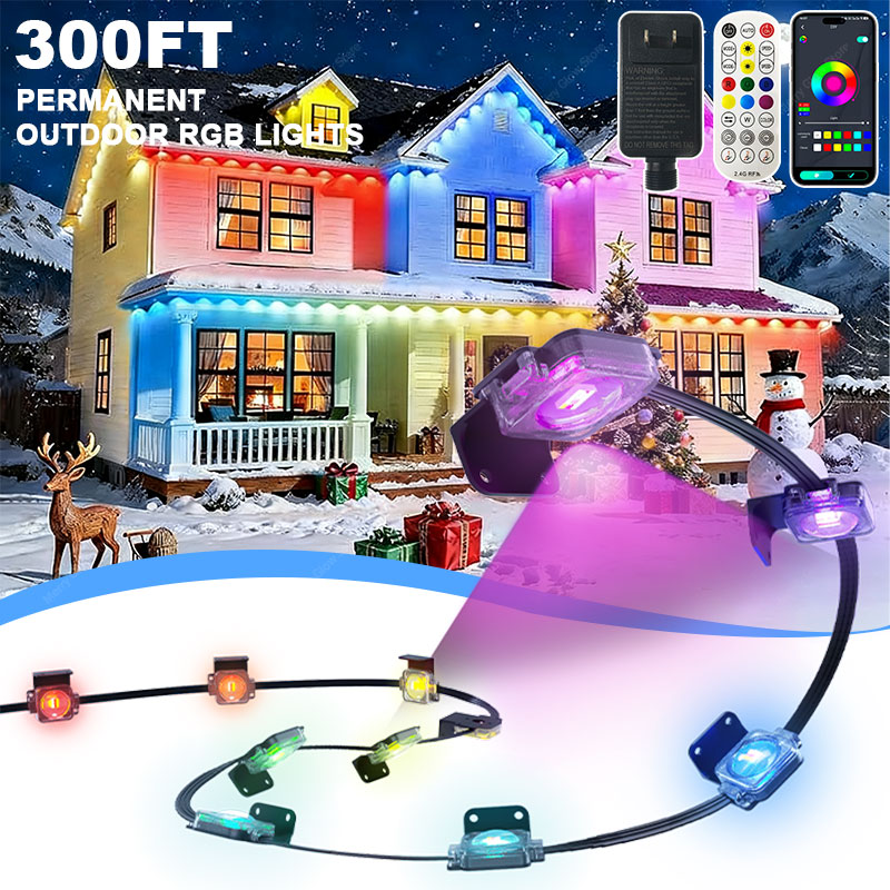 Permanent Outdoor Eave Lights  - Led Fairy String Lights のレビューと価格