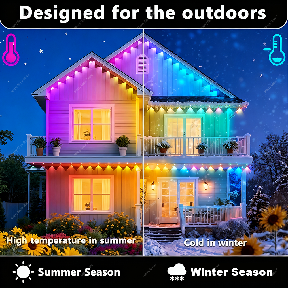Permanent Outdoor Eave Lights  - Led Fairy String Lights のレビューと価格