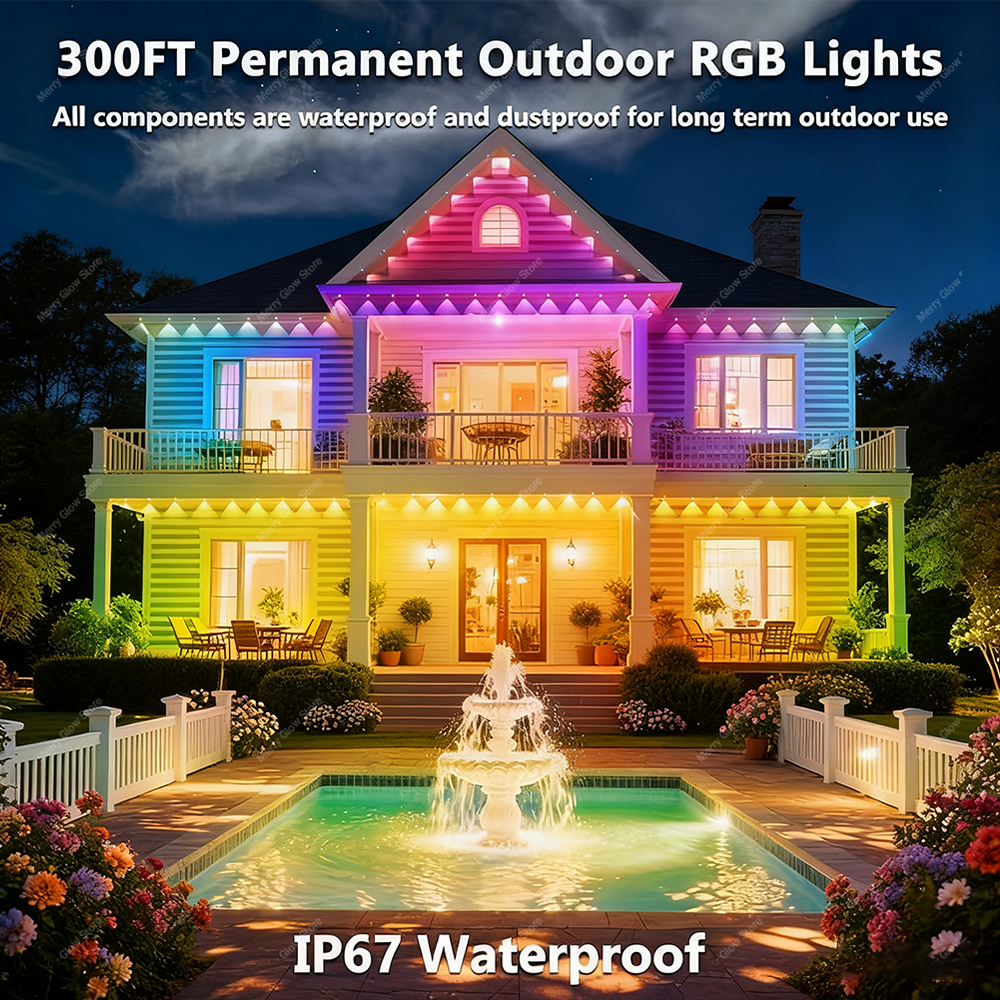Permanent Outdoor Eave Lights  - Led Fairy String Lights のレビューと価格