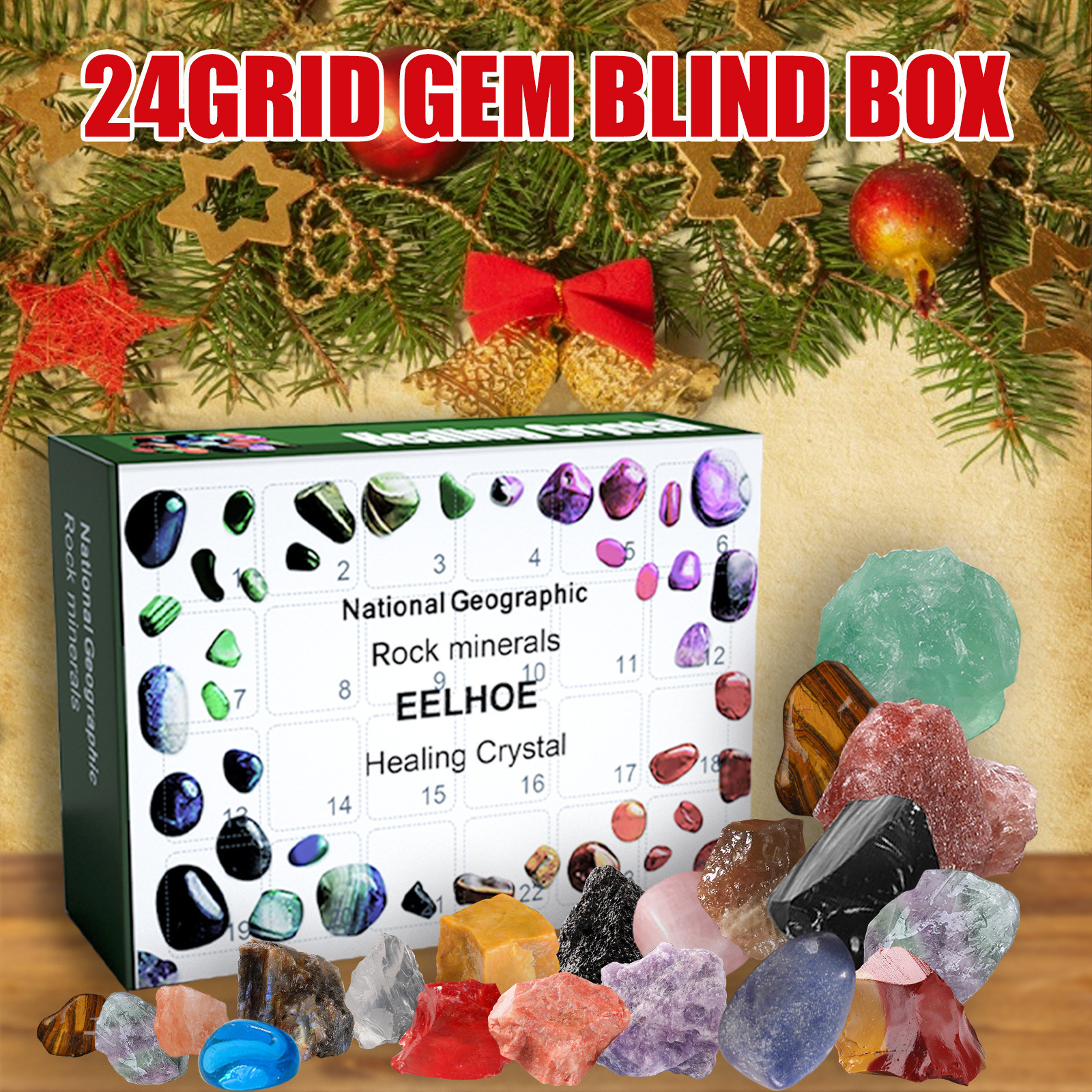 24 Day Stone Advent Calendar R - Advent Calendar Gift のレビューと価格